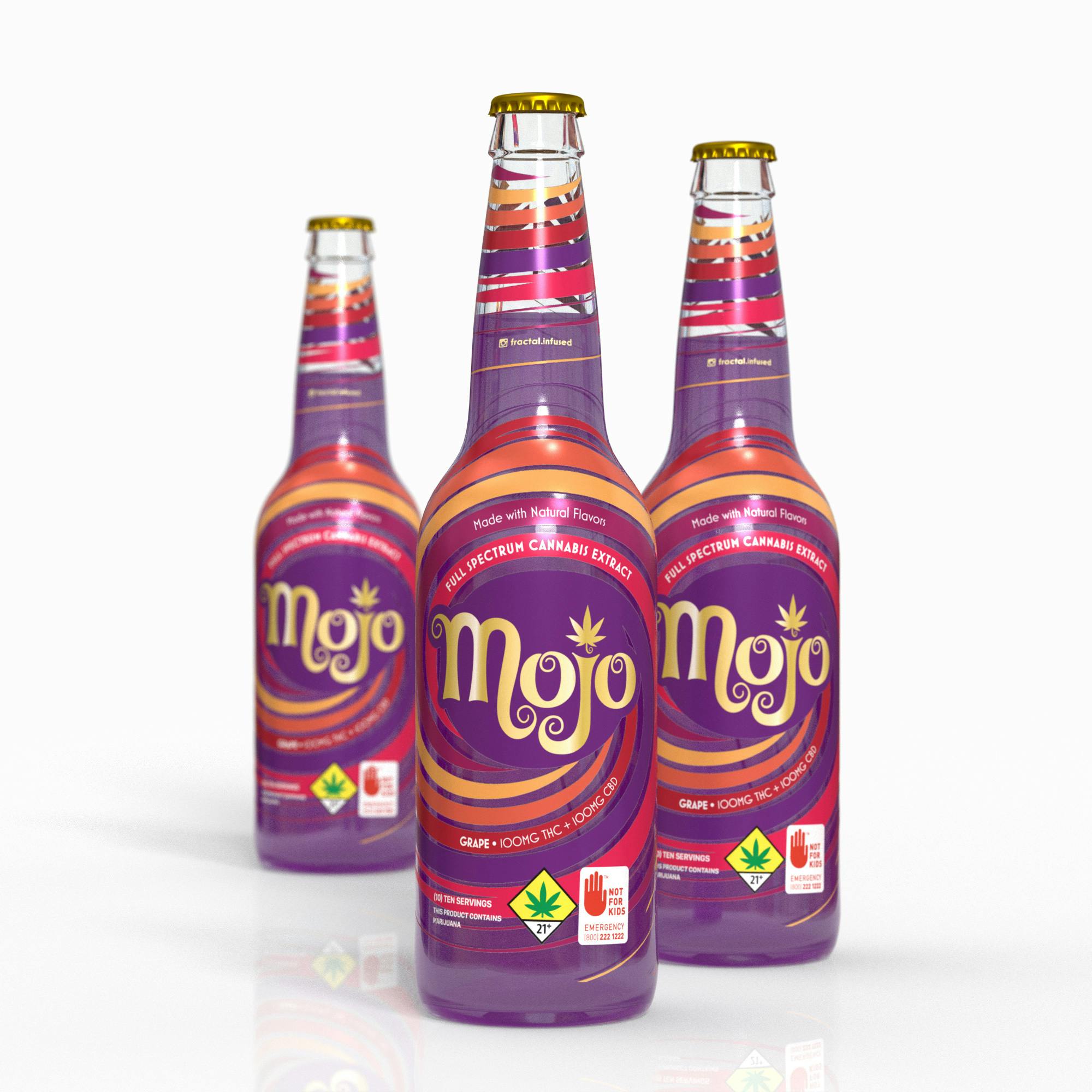 100mg Mojo Full Spectrum Grape Soda at The Top Shelf