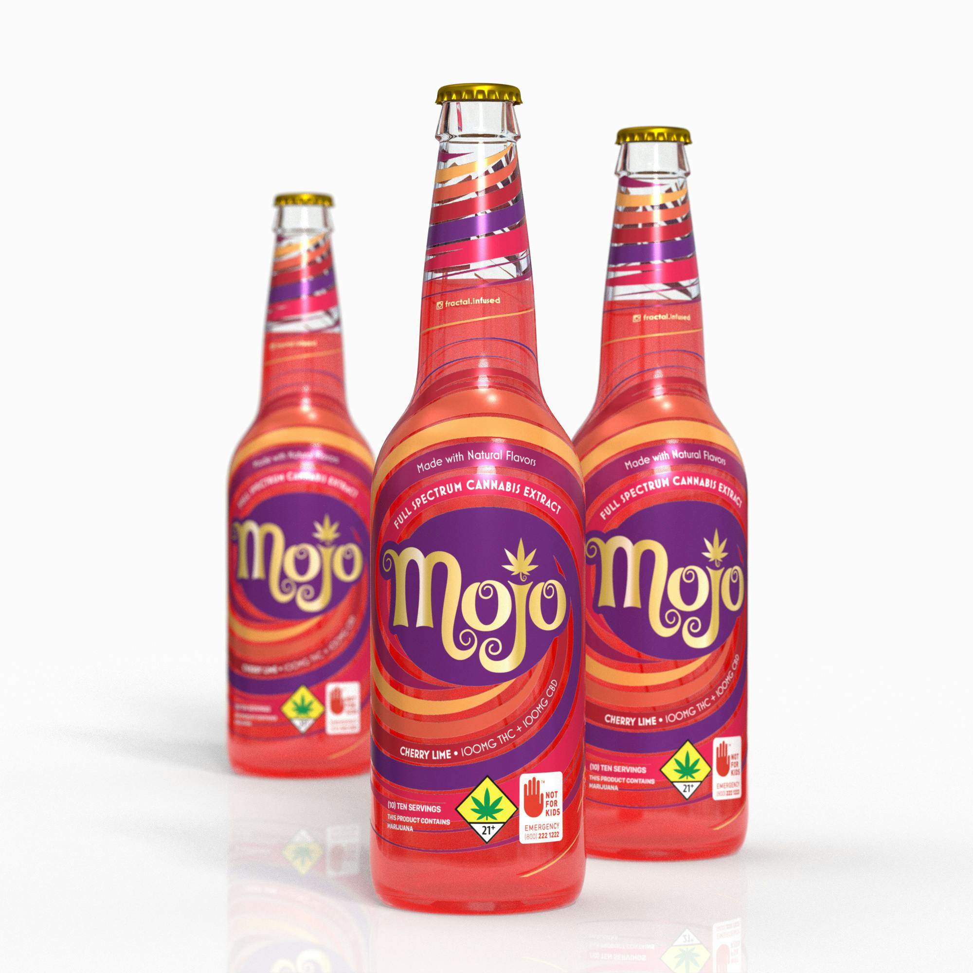 100mg Mojo Full Spectrum Cherry Lime Soda at The Top Shelf
