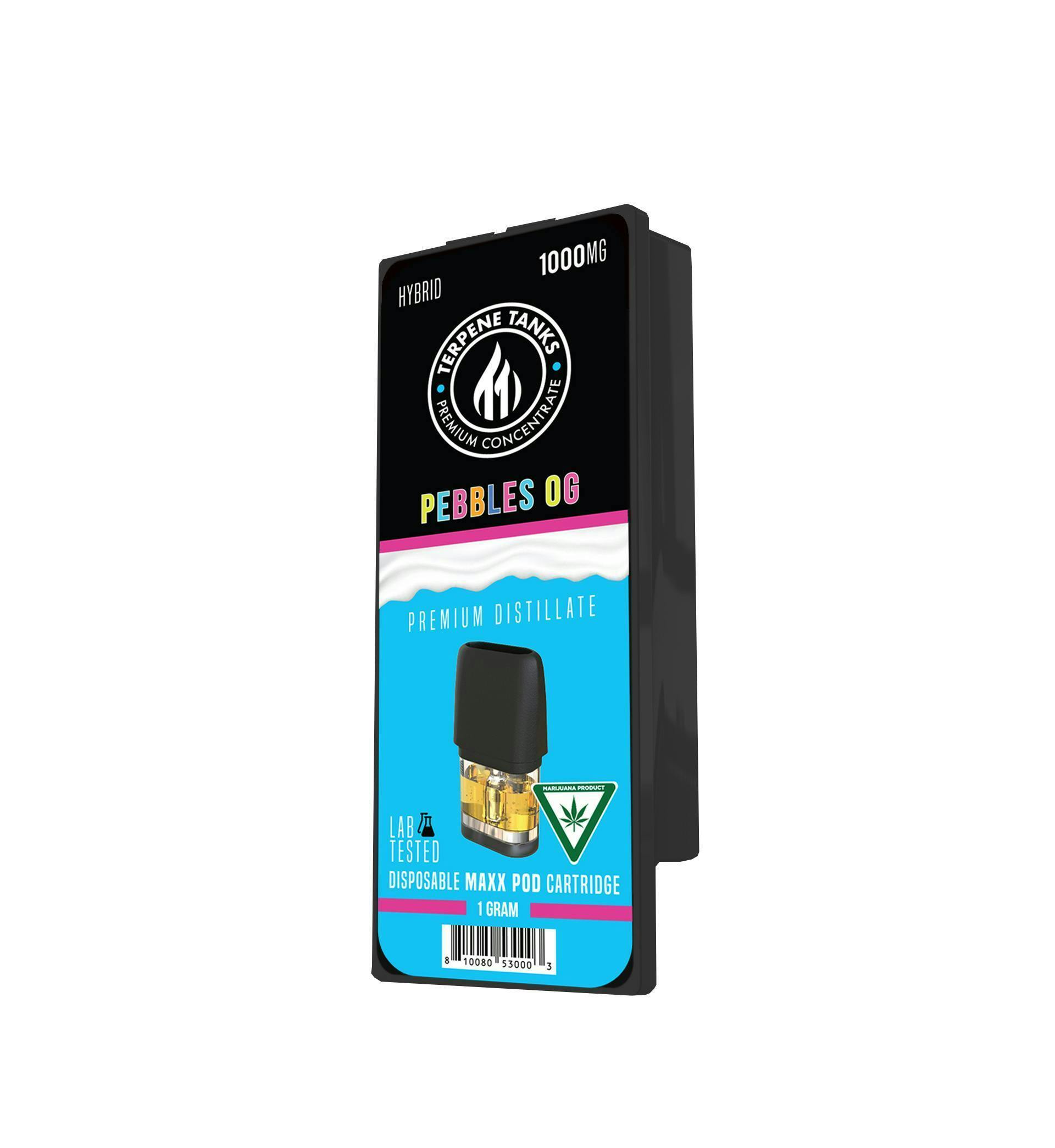 Terpene Tanks Pebbles OG MAXX Pod 1g