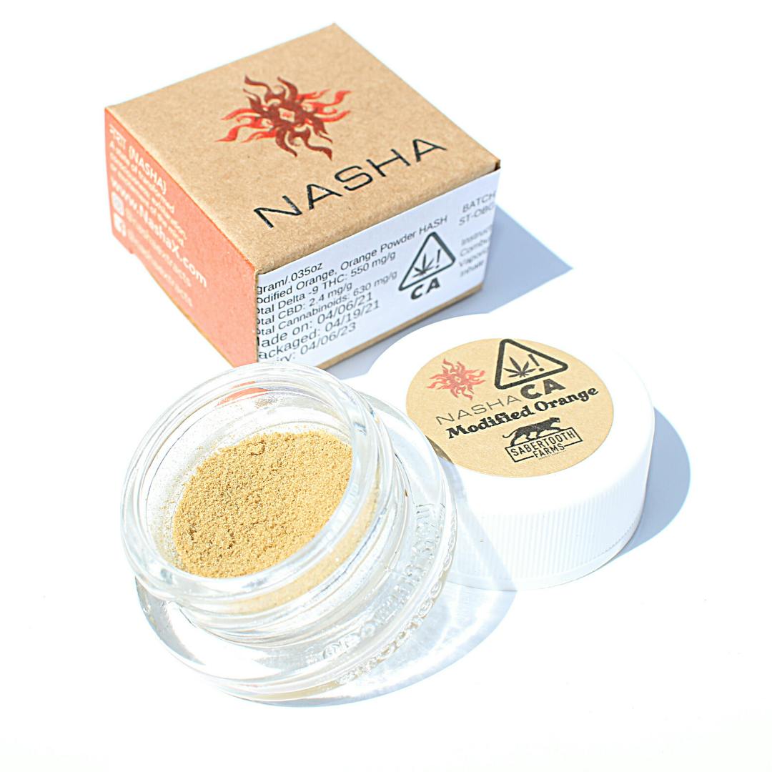 Modified Orange Orange Powder Hash - NASHA