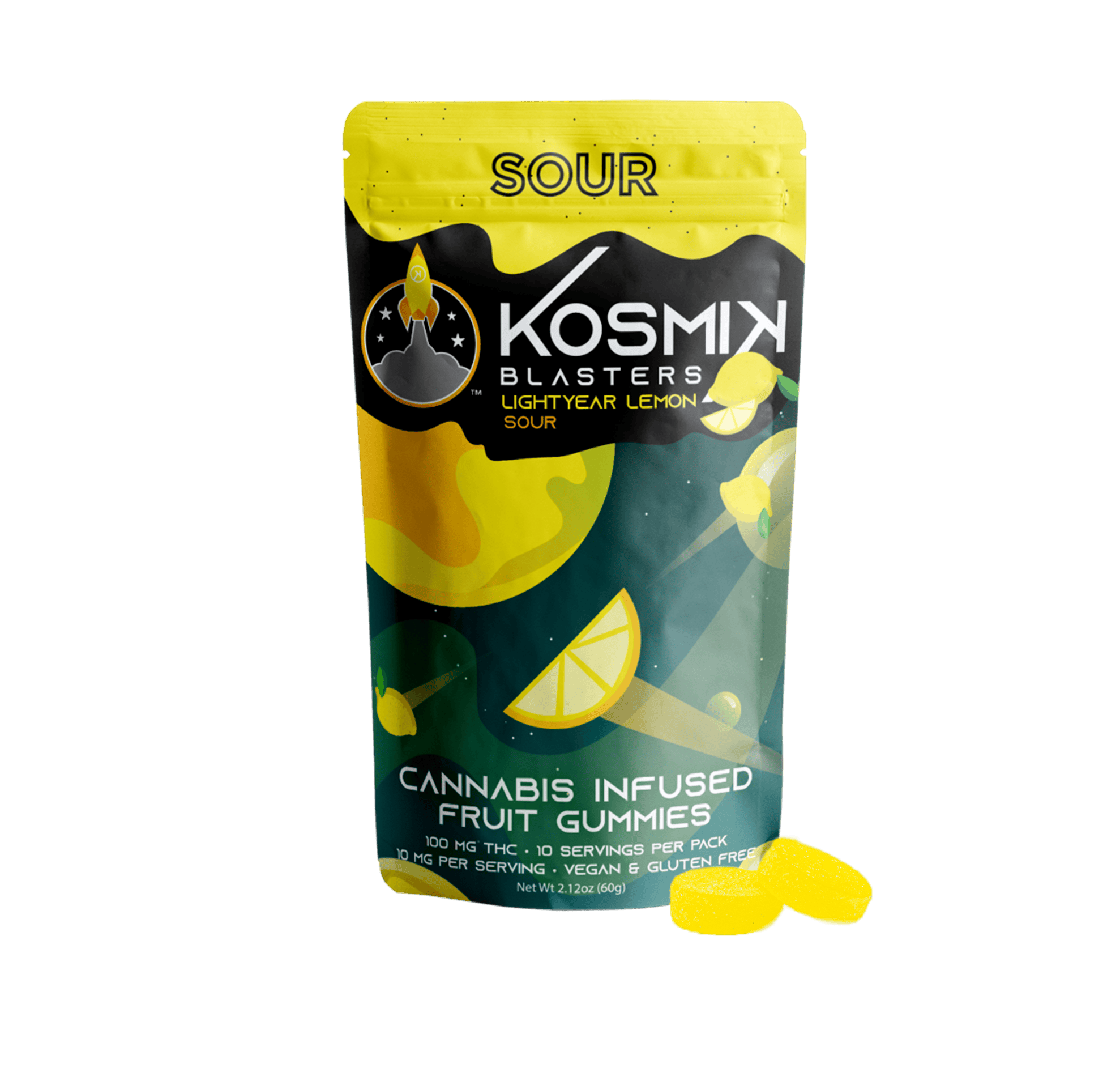 Sour Blaster | Lightyear Lemonade | 25mg | 10pk by Kosmik Brands
