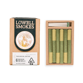 Lowell Smokes | 3.5g Pre Roll Pack | The Social Sativa