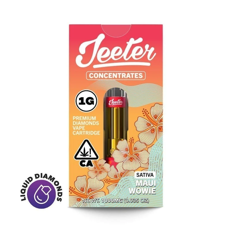 Jeeter Maui Wowie · Premium Diamonds Cartridge · 1g, Cartridges