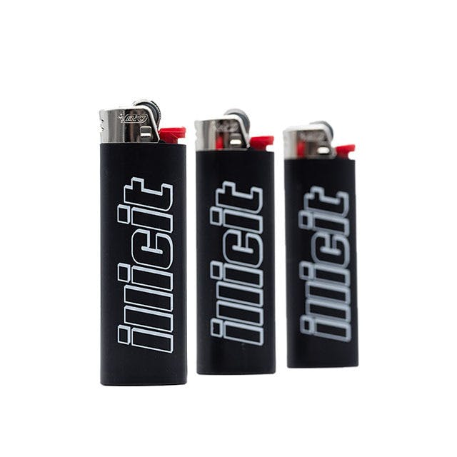 Black Illicit Lighter