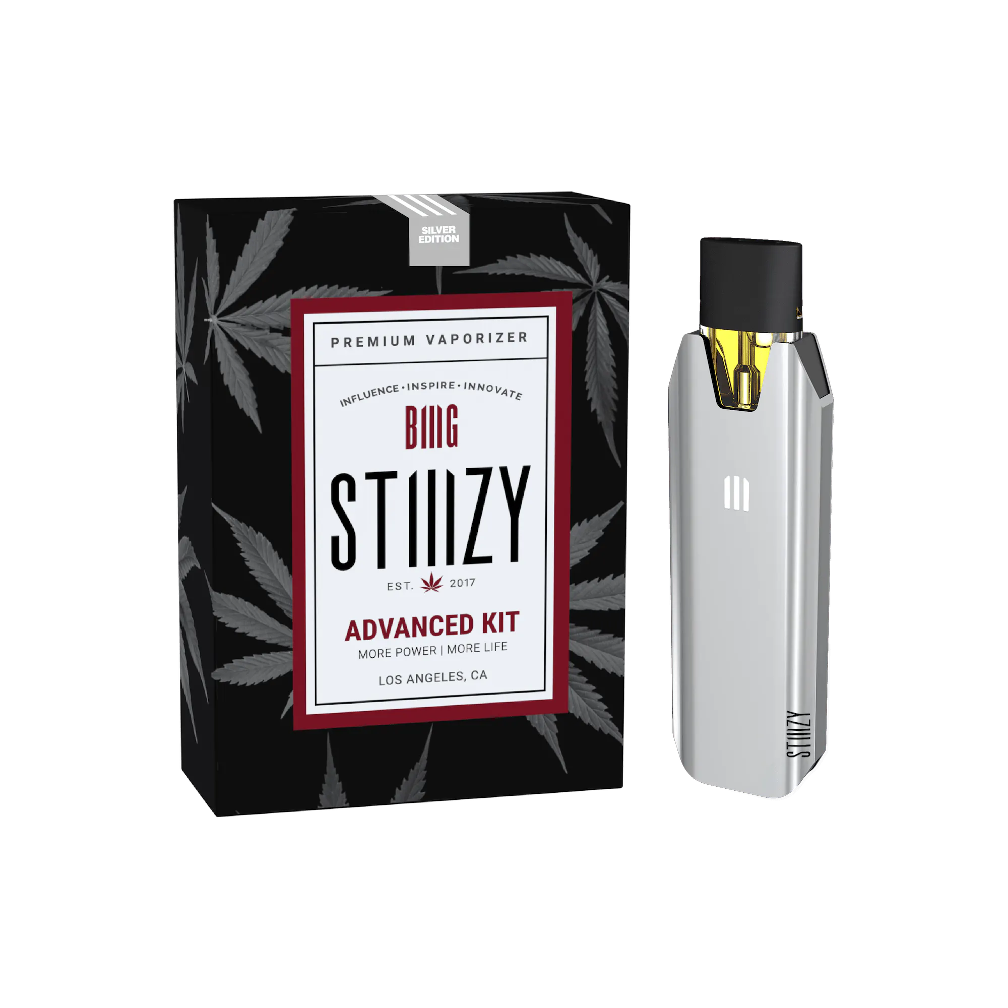 STIIIZY - Stiiizy Biiig Battery + Charger Silver Main Image
