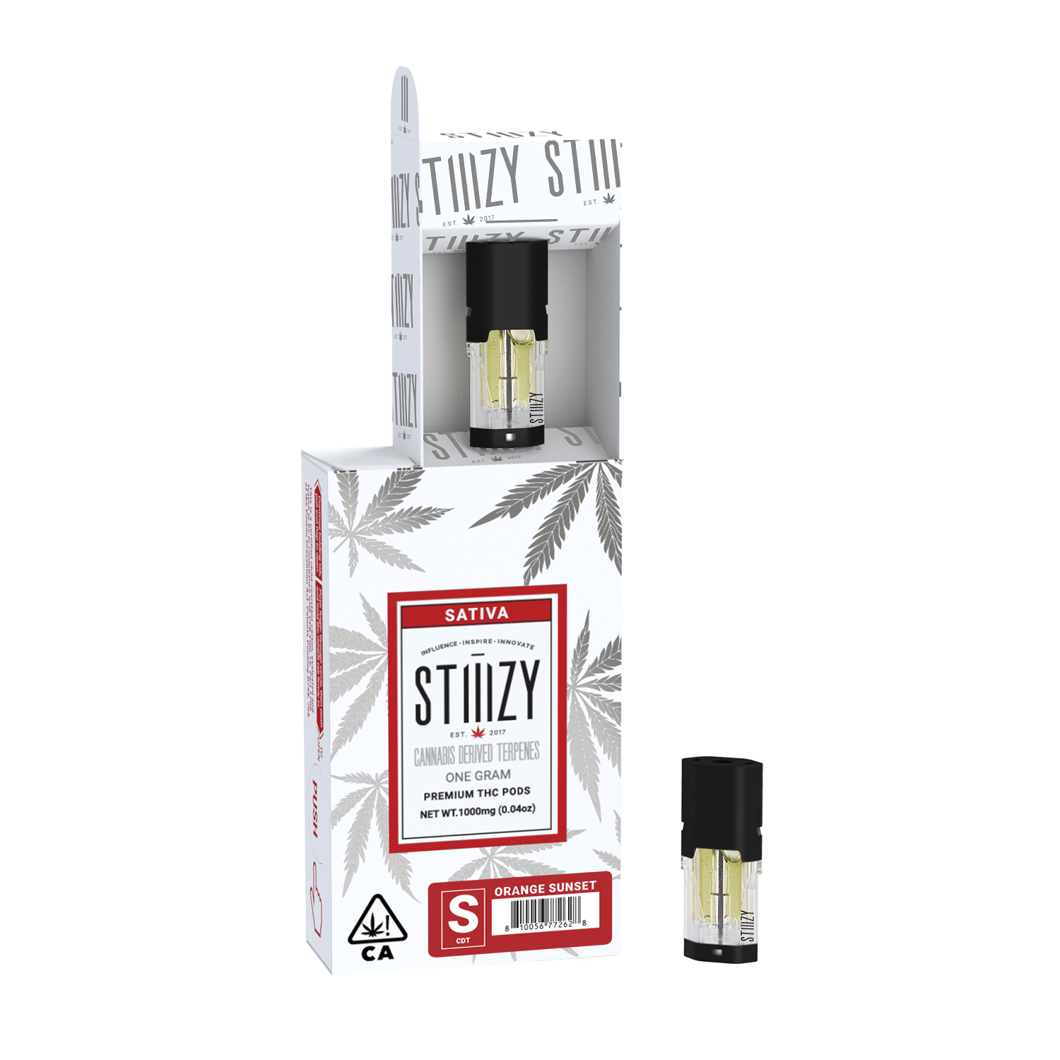 Vape Cartridge - ORANGE SUNSET 1G CDT Pod - STIIIZY - STIIIZY