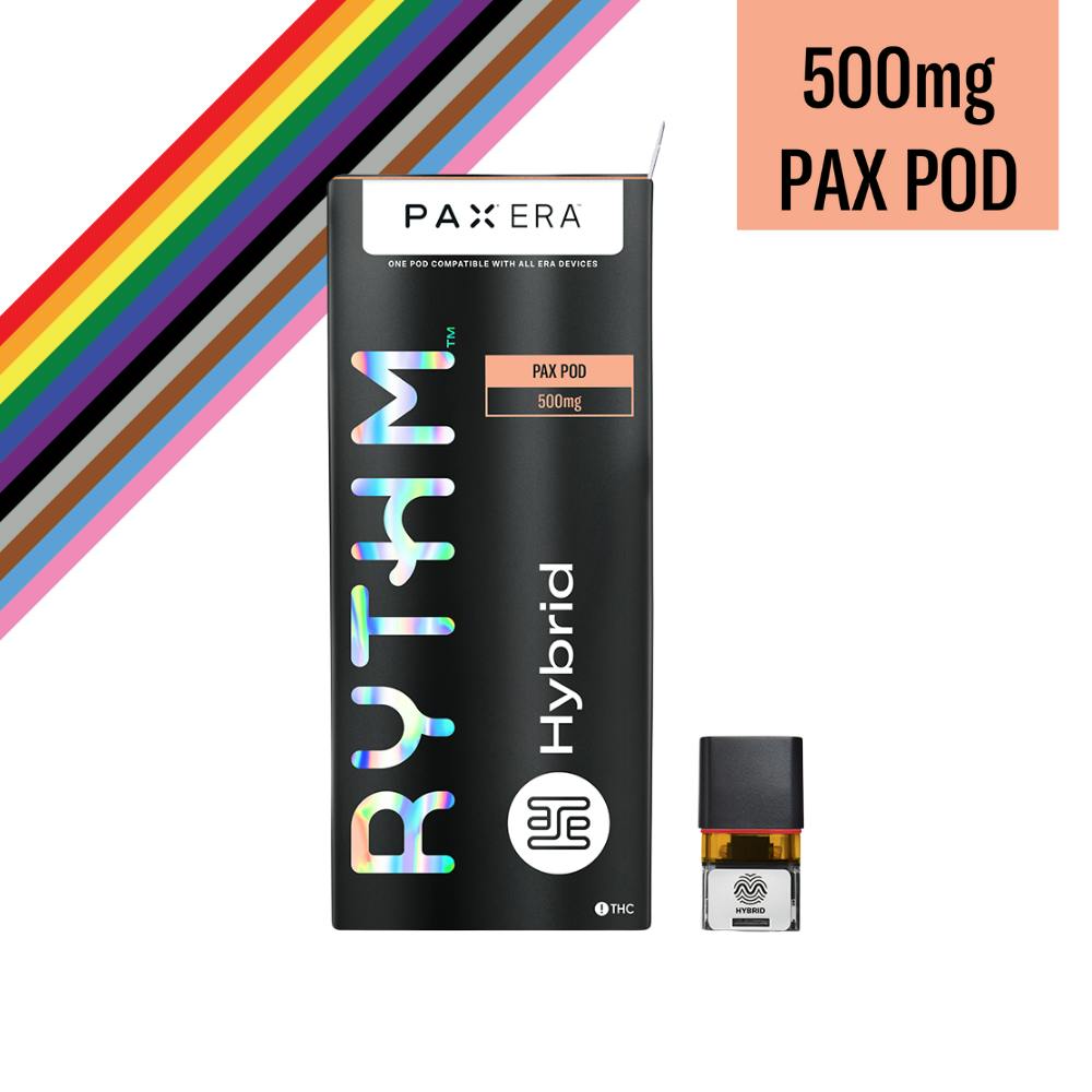 RYTHM Hybrid PAX Pod Strainbow 500mg by Rythm