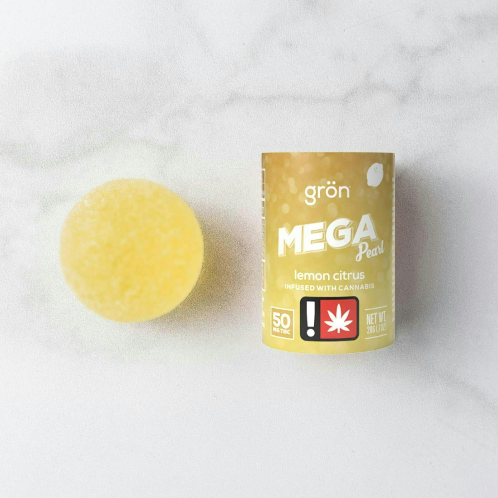 Grön Edibles: Lemon Citrus Mega Pearl