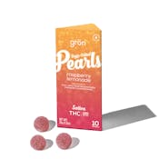 Grön THC Raspberry Lemonade Pearls - Sativa - 100mg