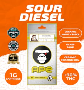 SOUR DIESEL - Sauce Carts 1000 mg.