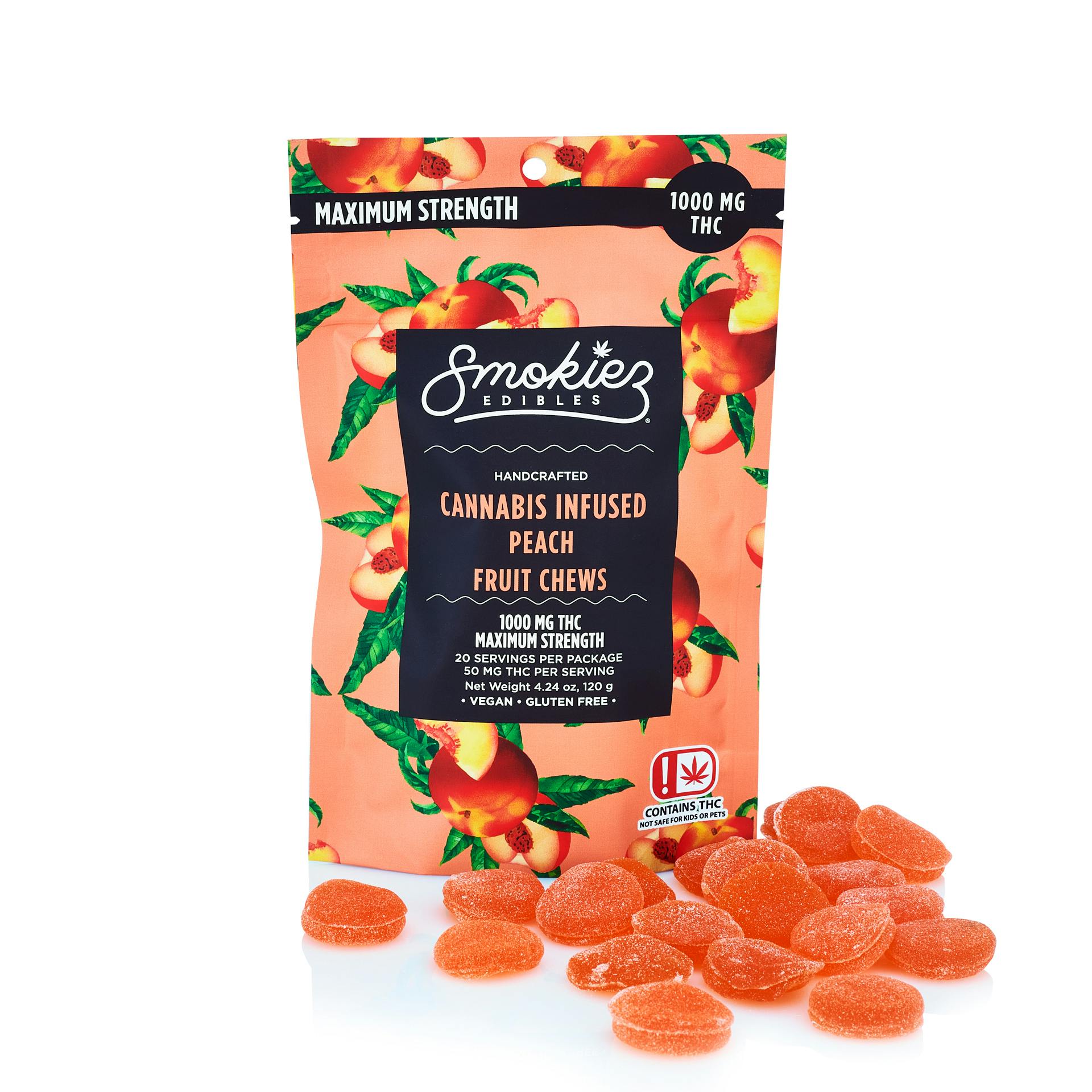 Smokiez Edibles — Peach Fruit Chews - Ok
