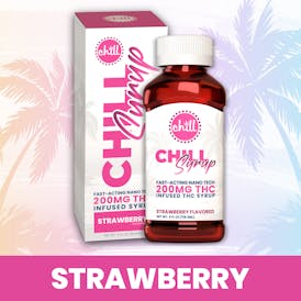 Strawberry | 200MG THC Syrup | Chill Medicated | MED