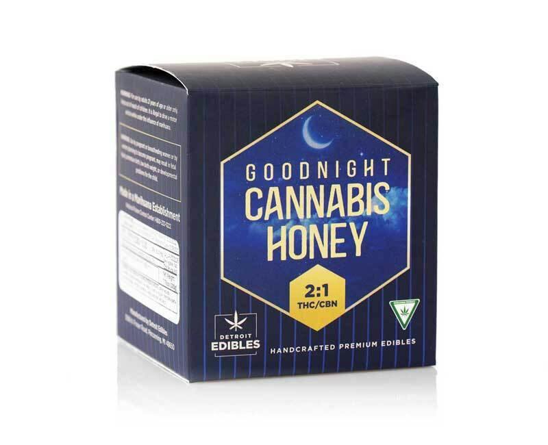 Goodnight Cannabis Honey | 200mg:100mg THC:CBD by Detroit Edibles