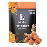 Tangerine 1:1 Fruit Gummies- 100mg THC 100mg CBD- 10PK- Binske    -a10