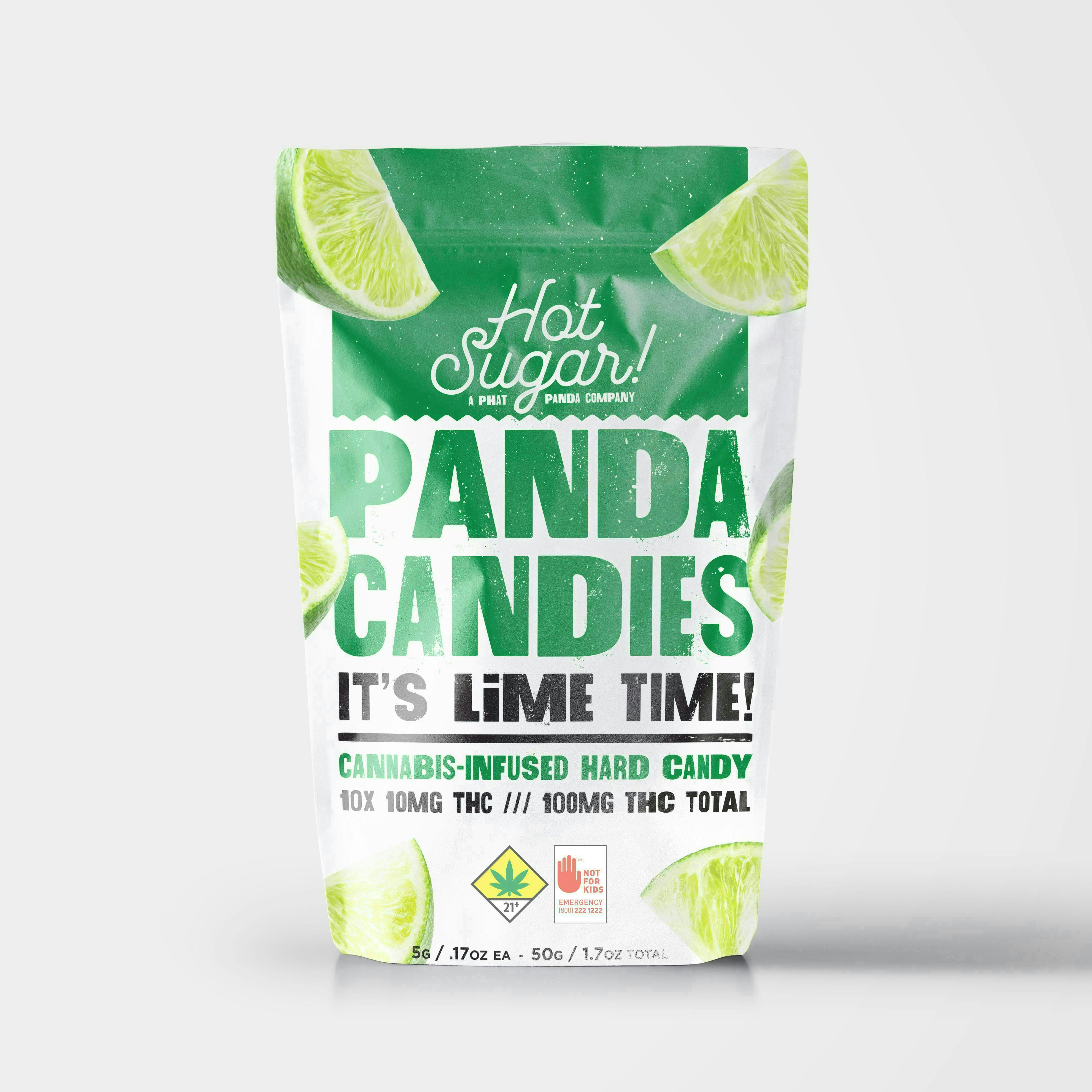 Panda Candies | Lime Edibles | 100mg | 10ct | 10mg/ea