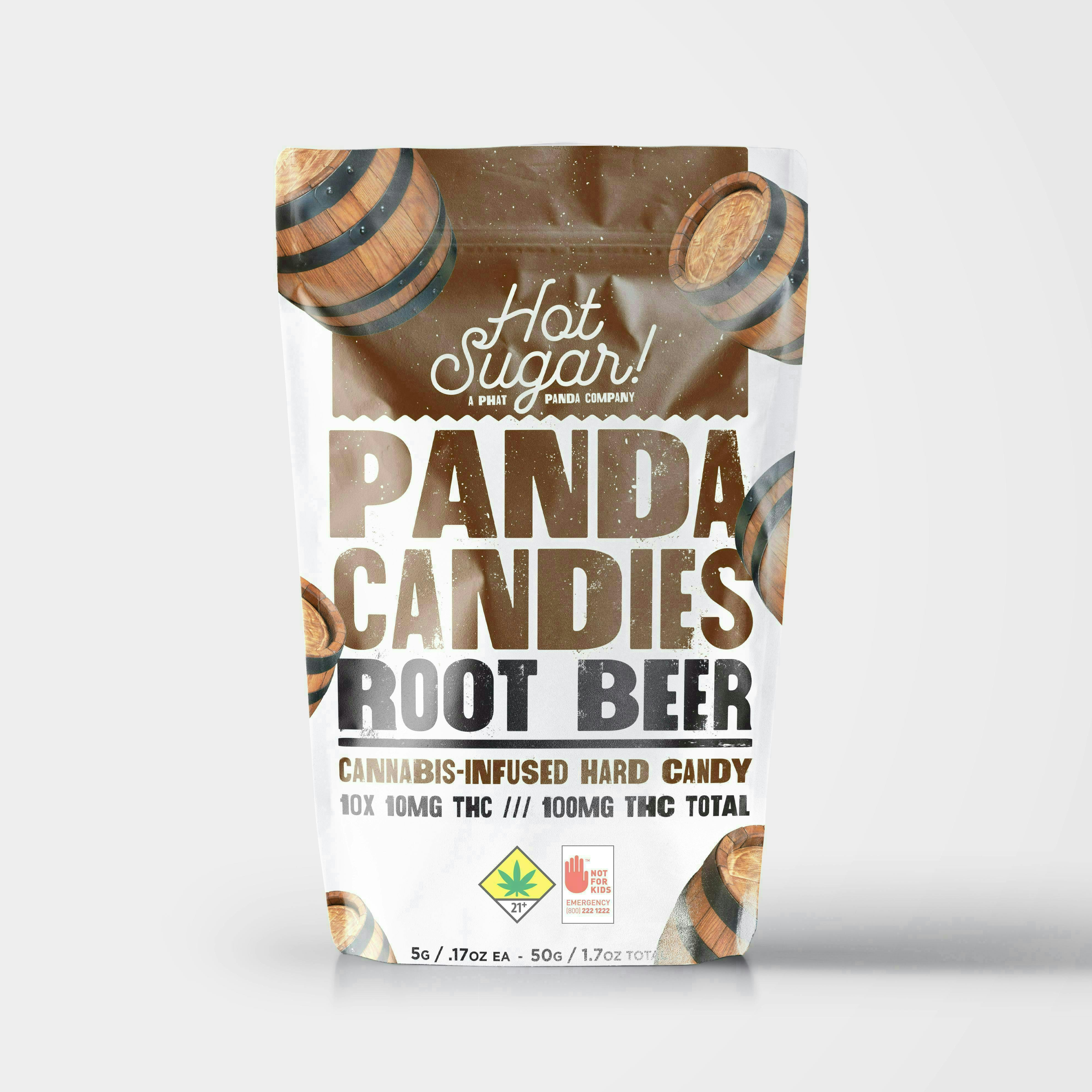 Panda Candies | Root Beer Edibles | 100mg | 10ct | 10mg/ea at 210 Cannabis Co