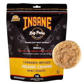 Insane Churro Cookies Indica 100mg (10pk)