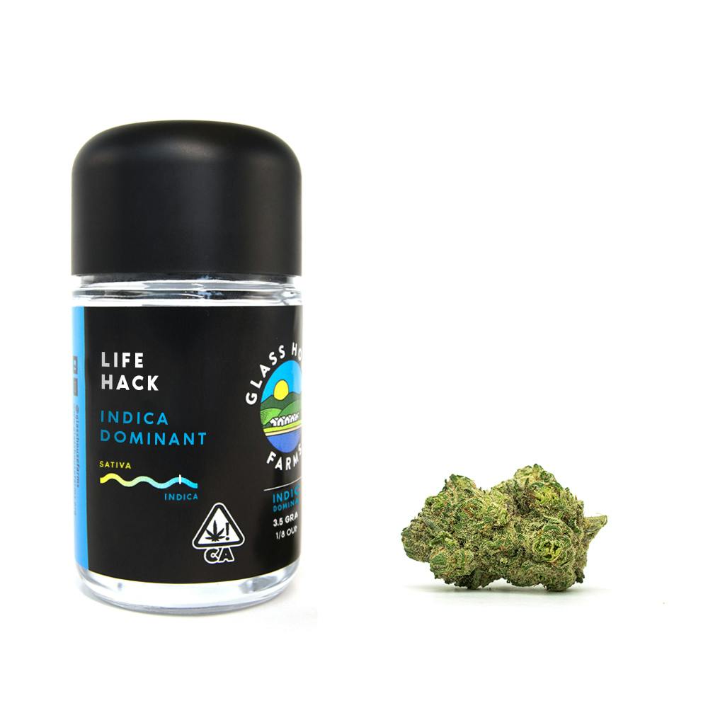 Life Hack [3.5g Jar] Glass House Farms