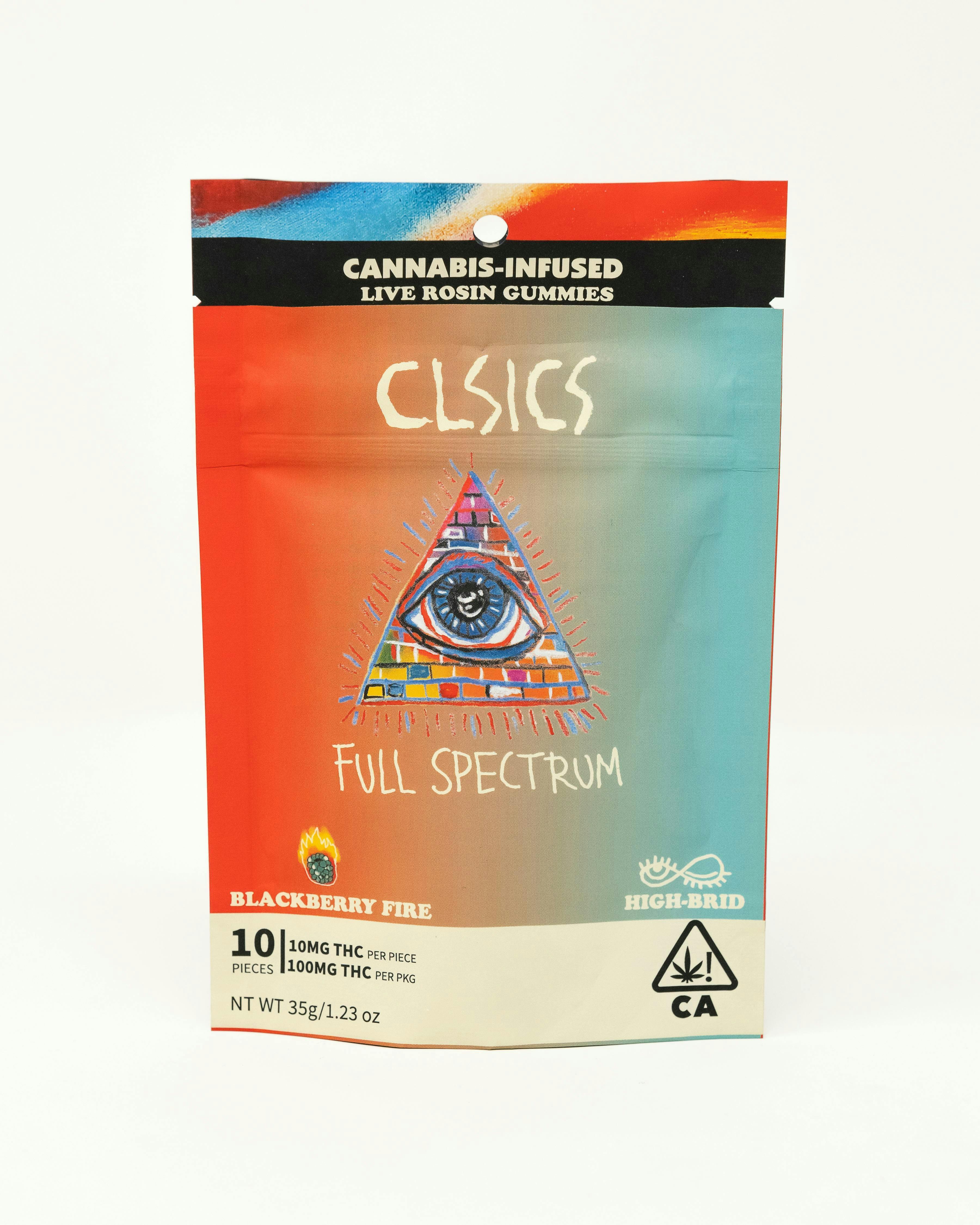 CLSICS Rosin & Rosin Infused Pre Rolls — Blackberry Fire -brid