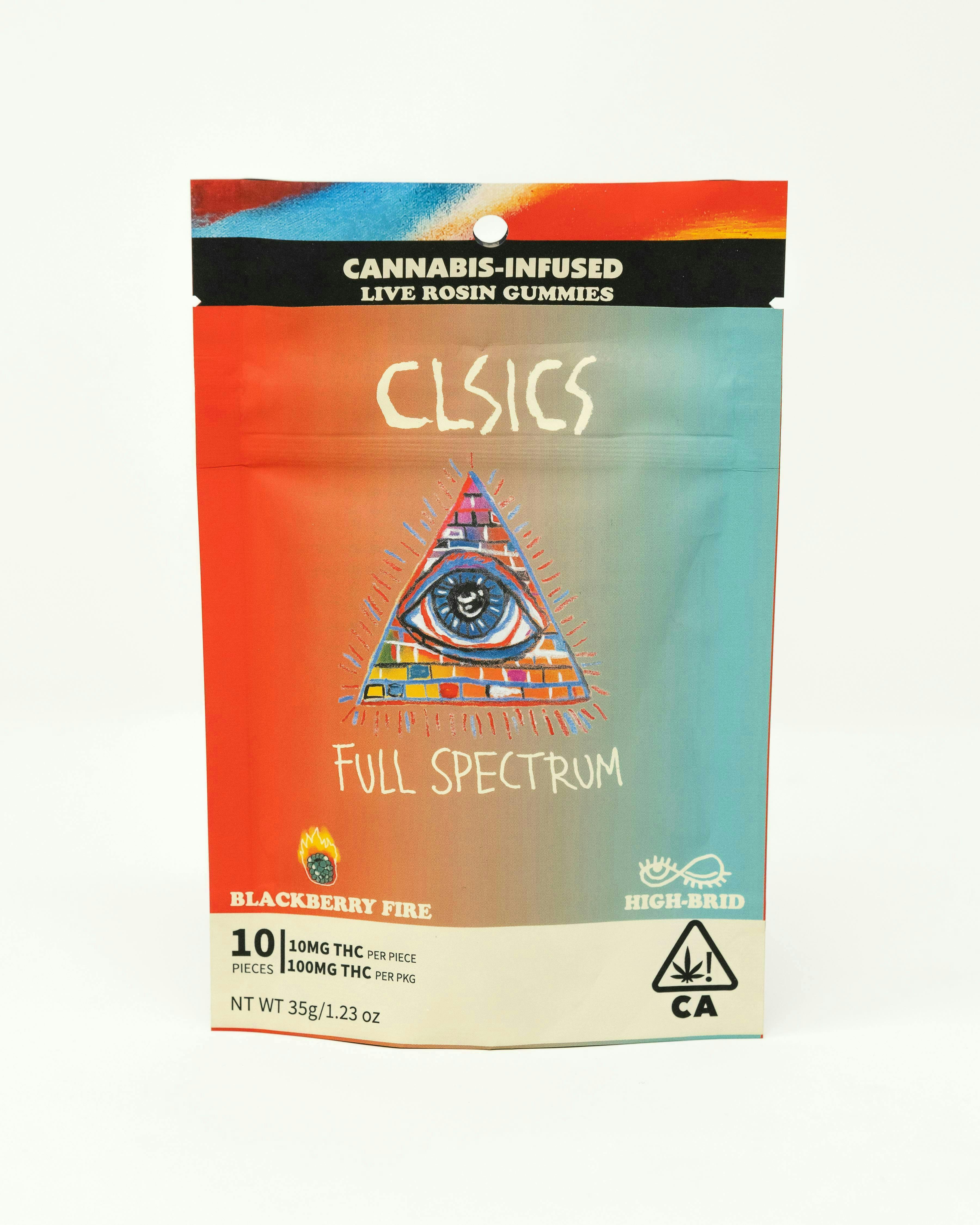 CLSICS Rosin & Rosin Infused Pre Rolls — Blackberry Fire -brid