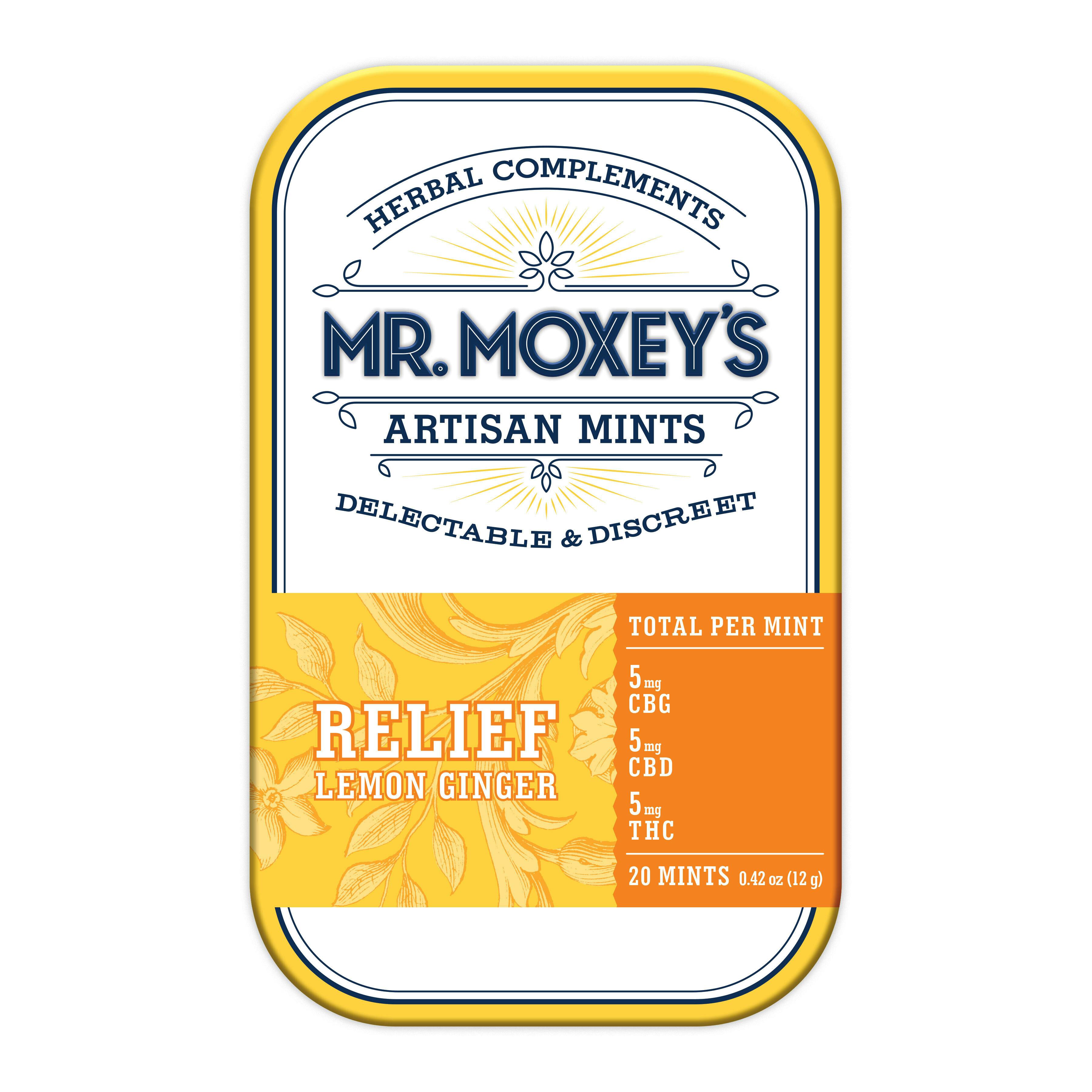 Mr. Moxey's: Relief Lemon Ginger Mints