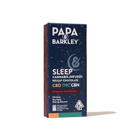 Pomegranate Sleep Releaf CBN Dark Chocolate Bar