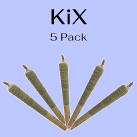 KiX Pre-Roll w/ Rosin & Kief Coating - 1 1/4s - 5 pack