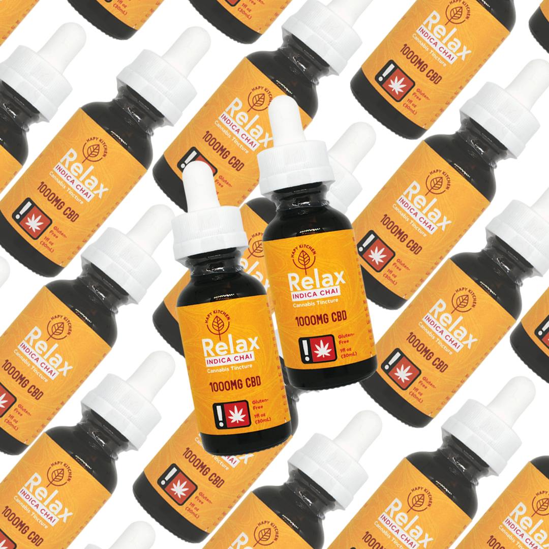 Tinctures - Relax Indica Chai - 1 oz. 1000mg CBD at Urban Farmacy Dispensary