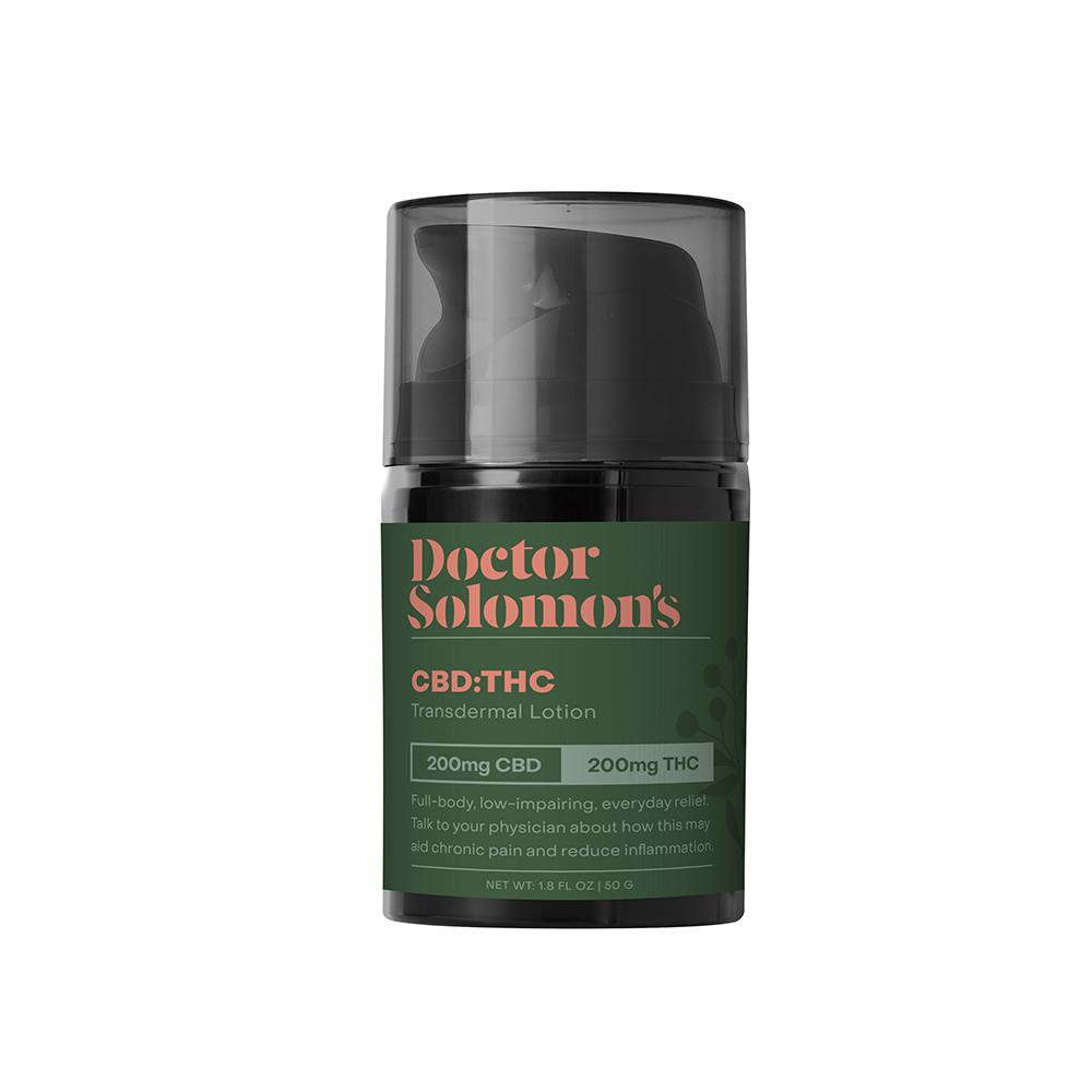 Doctor Solomon's Restore 11 CBDTHC Transdermal Lotion 200mg CBD 200mg