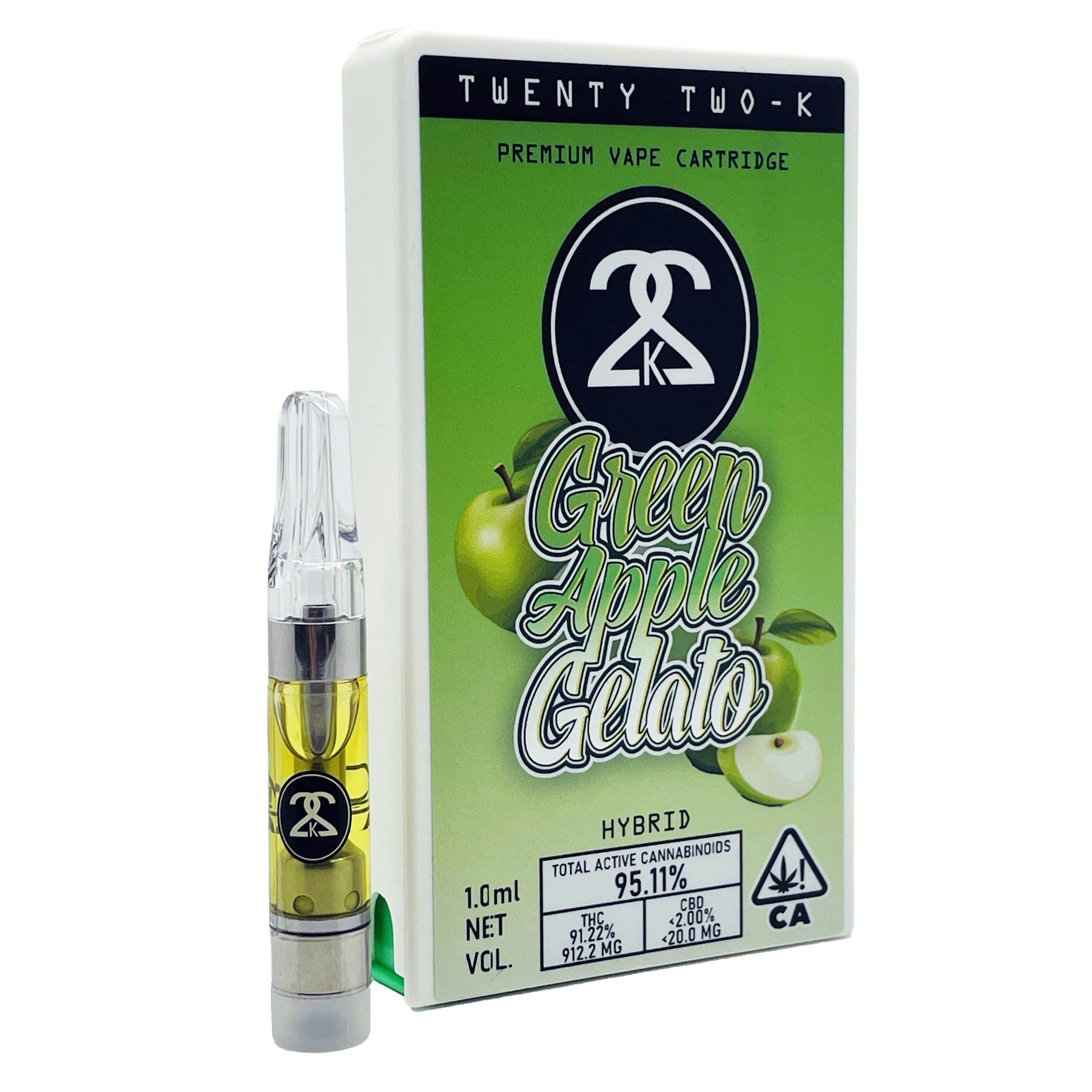 Green Apple Gelato Cartridge 1.0ml