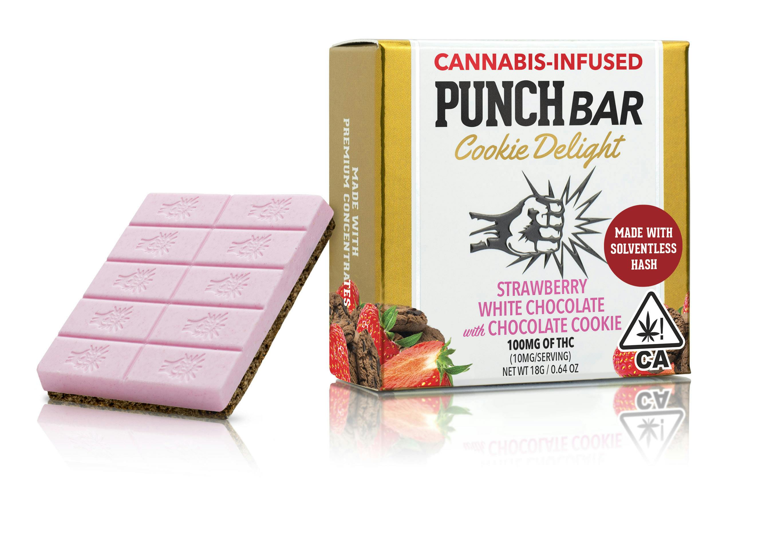 Strawberry — White Cookie Delight Punchbar