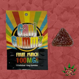 Ganj Gummz 100mg - Fruit Punch