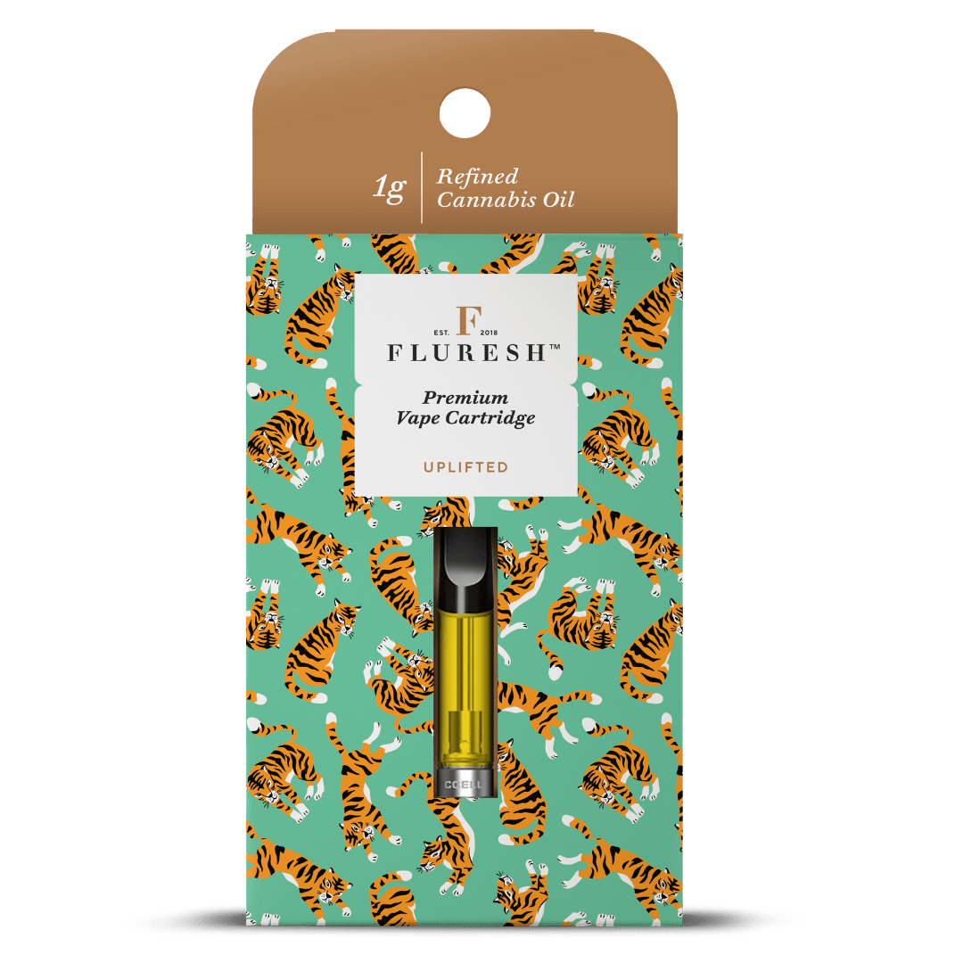 Fluresh 1g Distillate Vape Cart: GSC