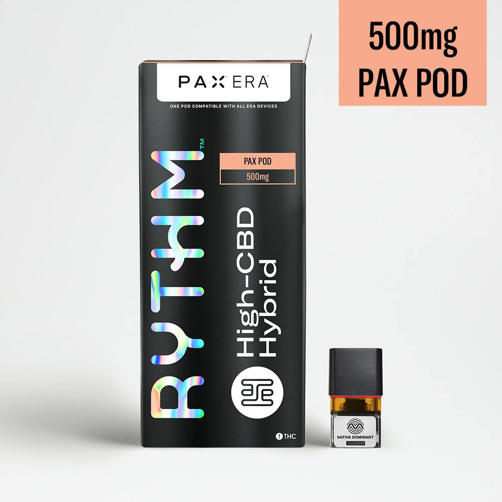 RYTHM HighCBD Hybrid PAX Pod Doc Brownie 500mg RYTHM
