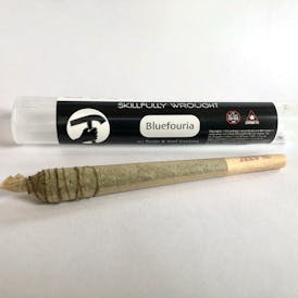 Bluefouria Pre-Roll w/ Rosin & Kief Coating - King Size - Single