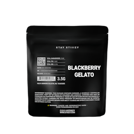 - BLACKBERRY GELATO - 3.5G Black Label Mylar