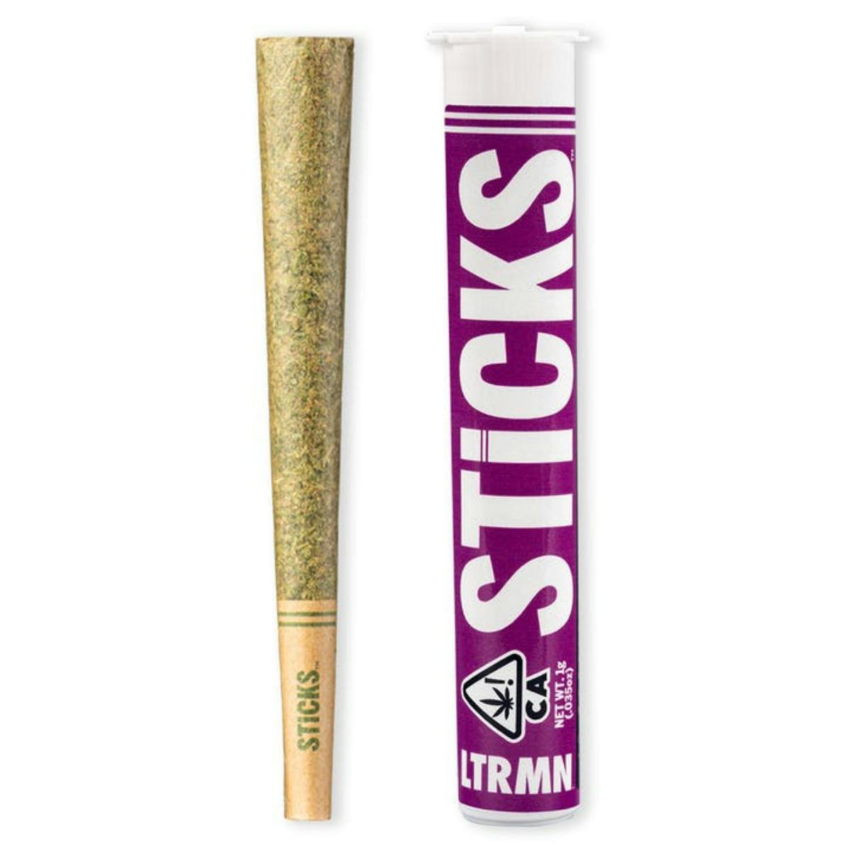 Sticks - Sunset Sherbert Preroll, 1g at Weedbucks Dispensary Cannabis Marijuana