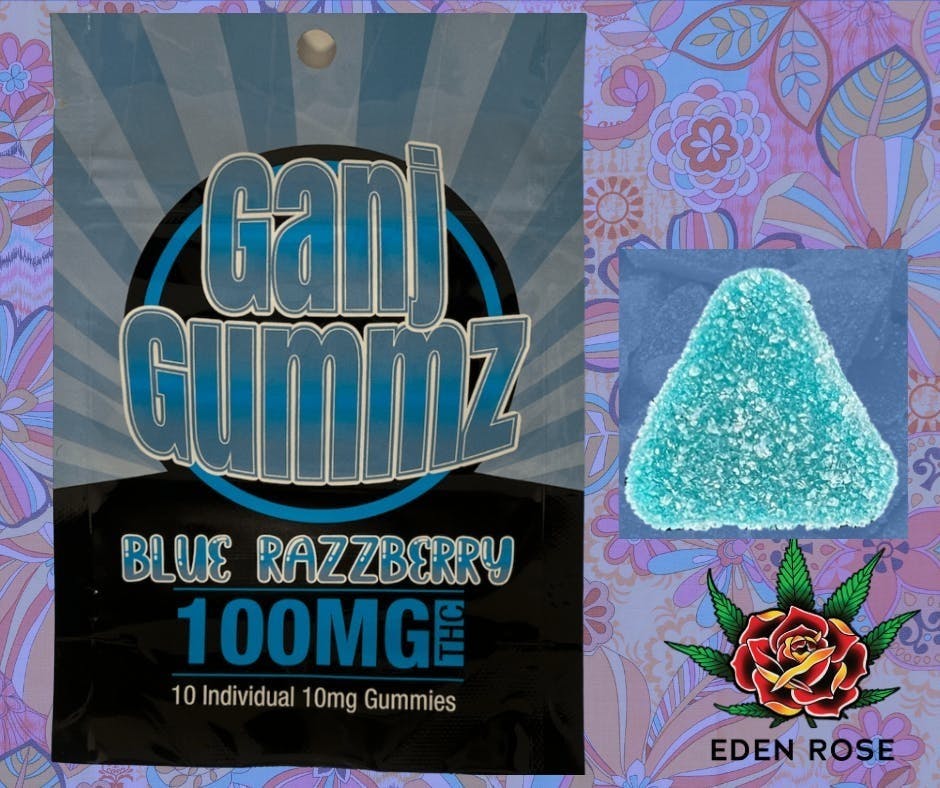 Ganj Gummz Blue Razzberry