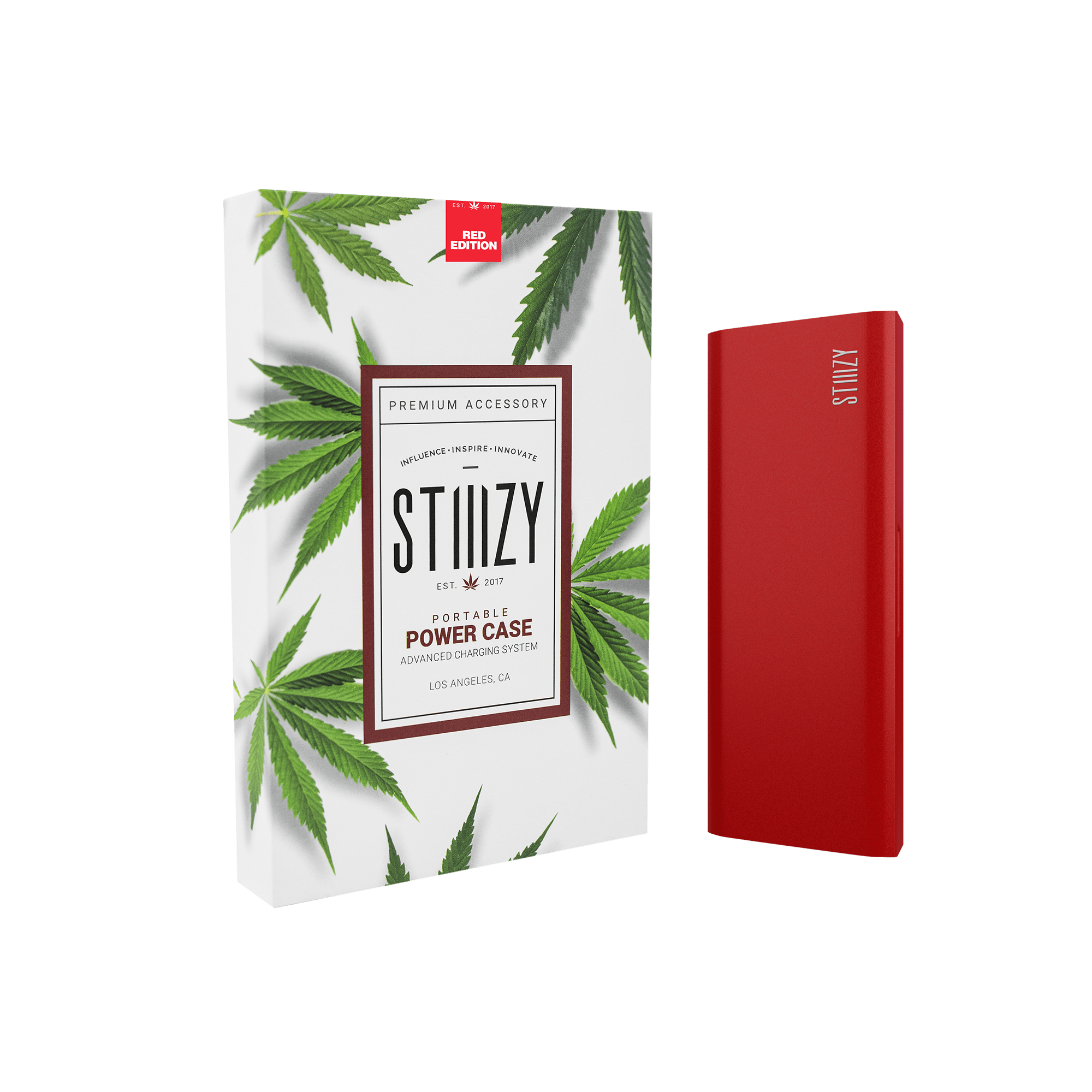 STIIIZY Portable Power Case - Red — Gear