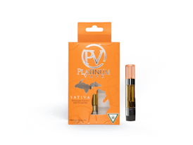Platinum Vape Ghost Train Haze (Sativa) 510 thread cartridge 1g