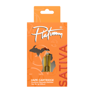 PLATINUM VAPE - Platinum Vape- Strawnana Cartridge 1. 0g (Sativa)