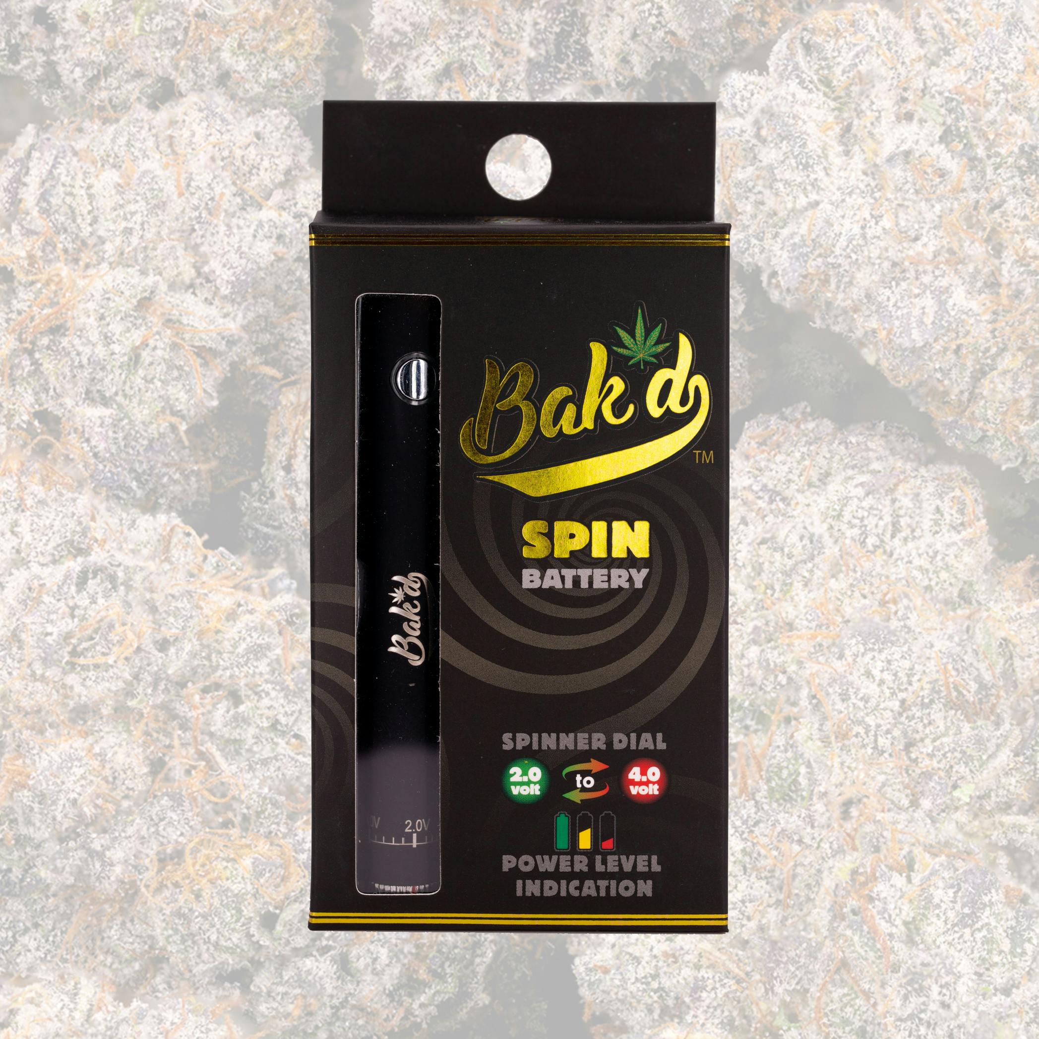 Bak'd Spin Battery -Black