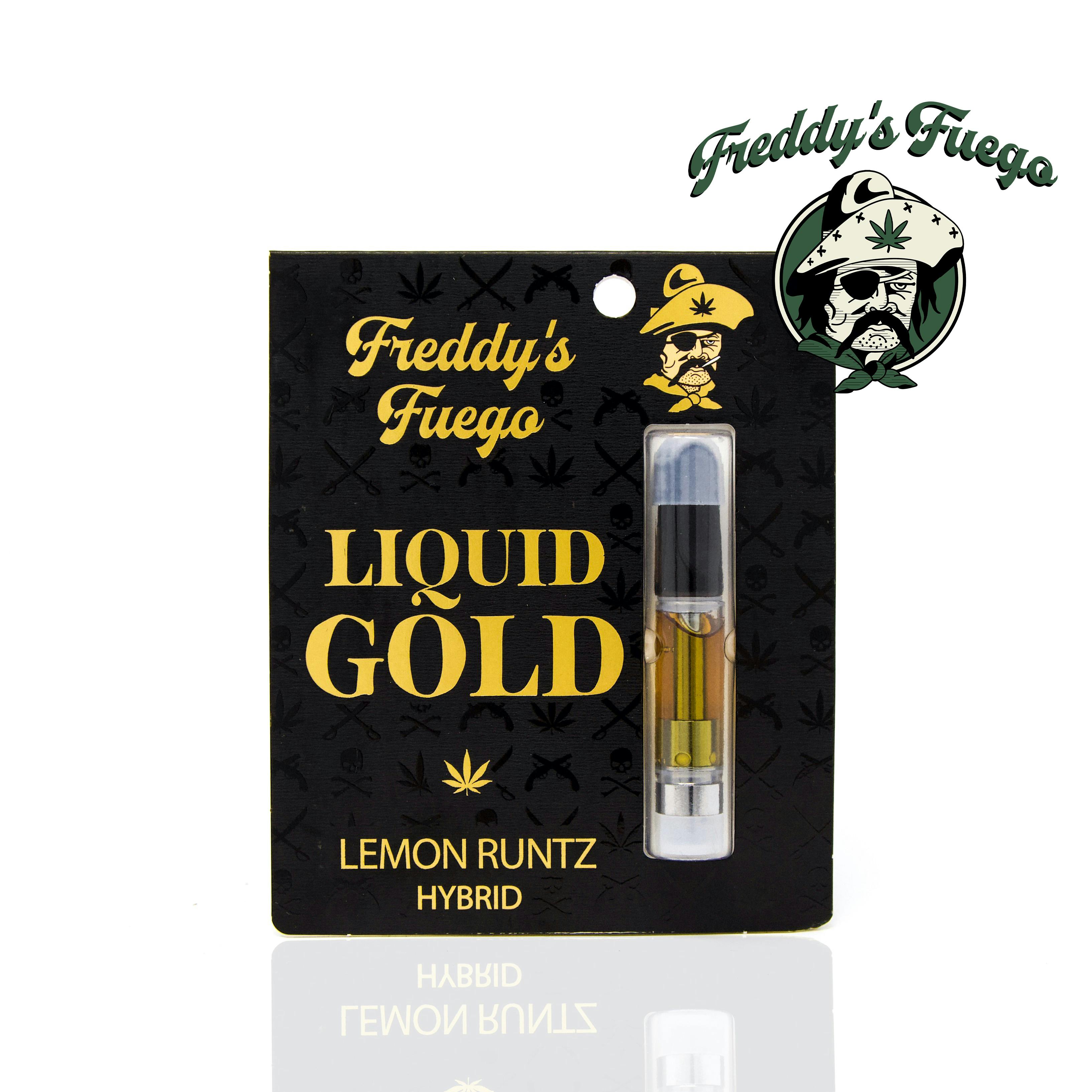 Lemon Runtz Liquid Gold Cartridge 1g - Freddy's Fuego