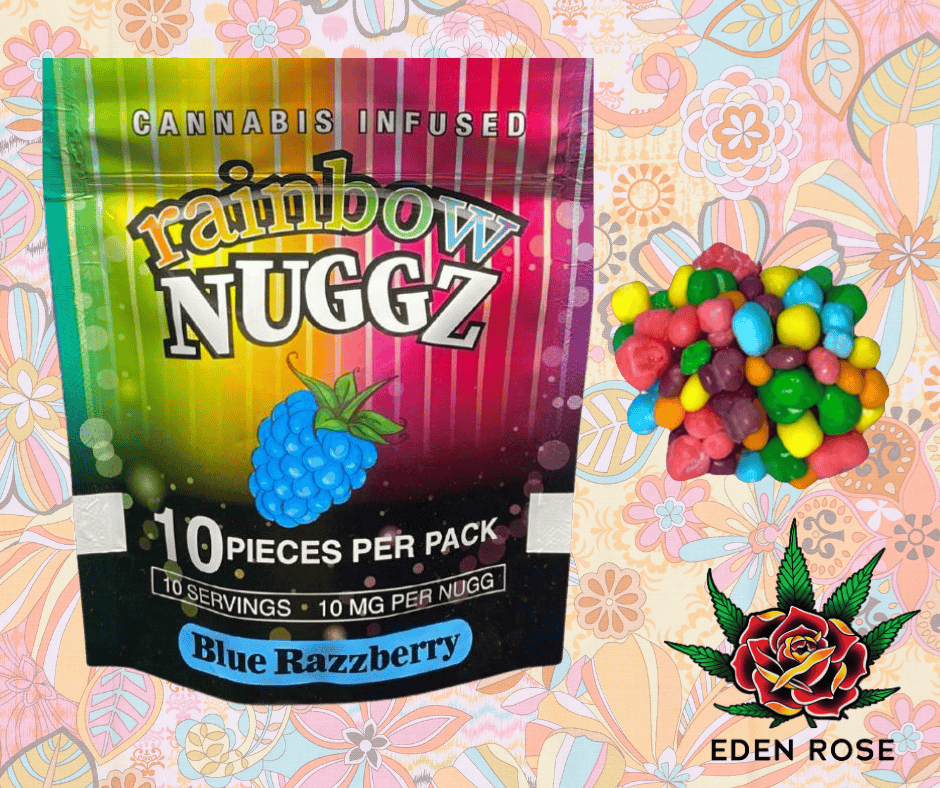 100MG Rainbow Nuggz - Blue Razzberry