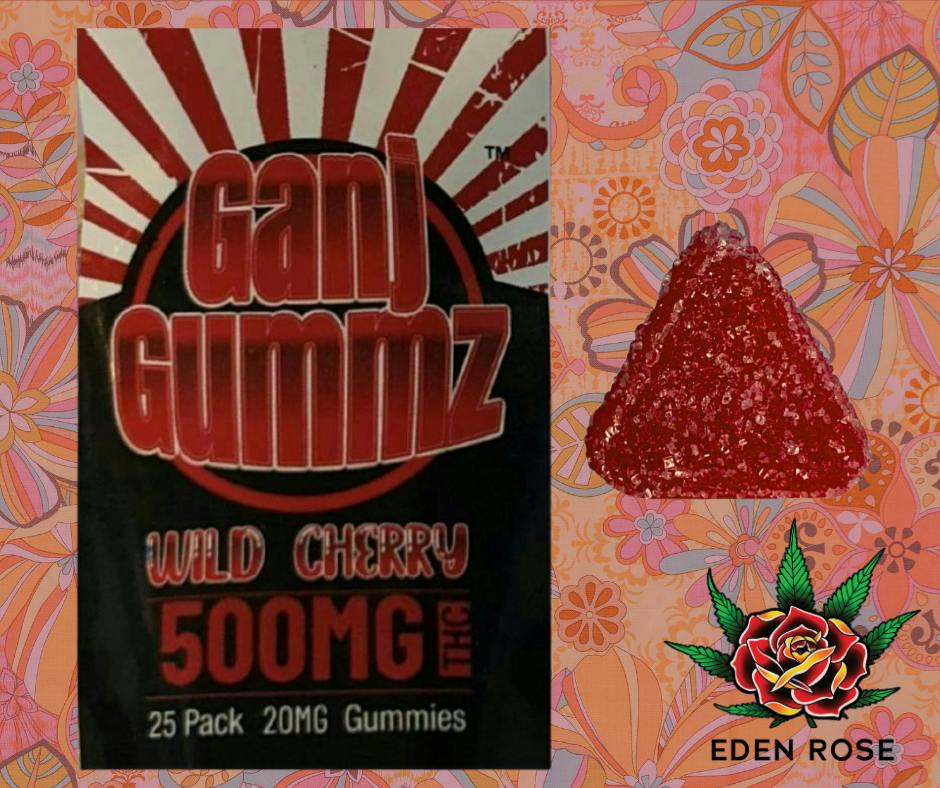 500MG Ganj Gummz - Wild Cherry
