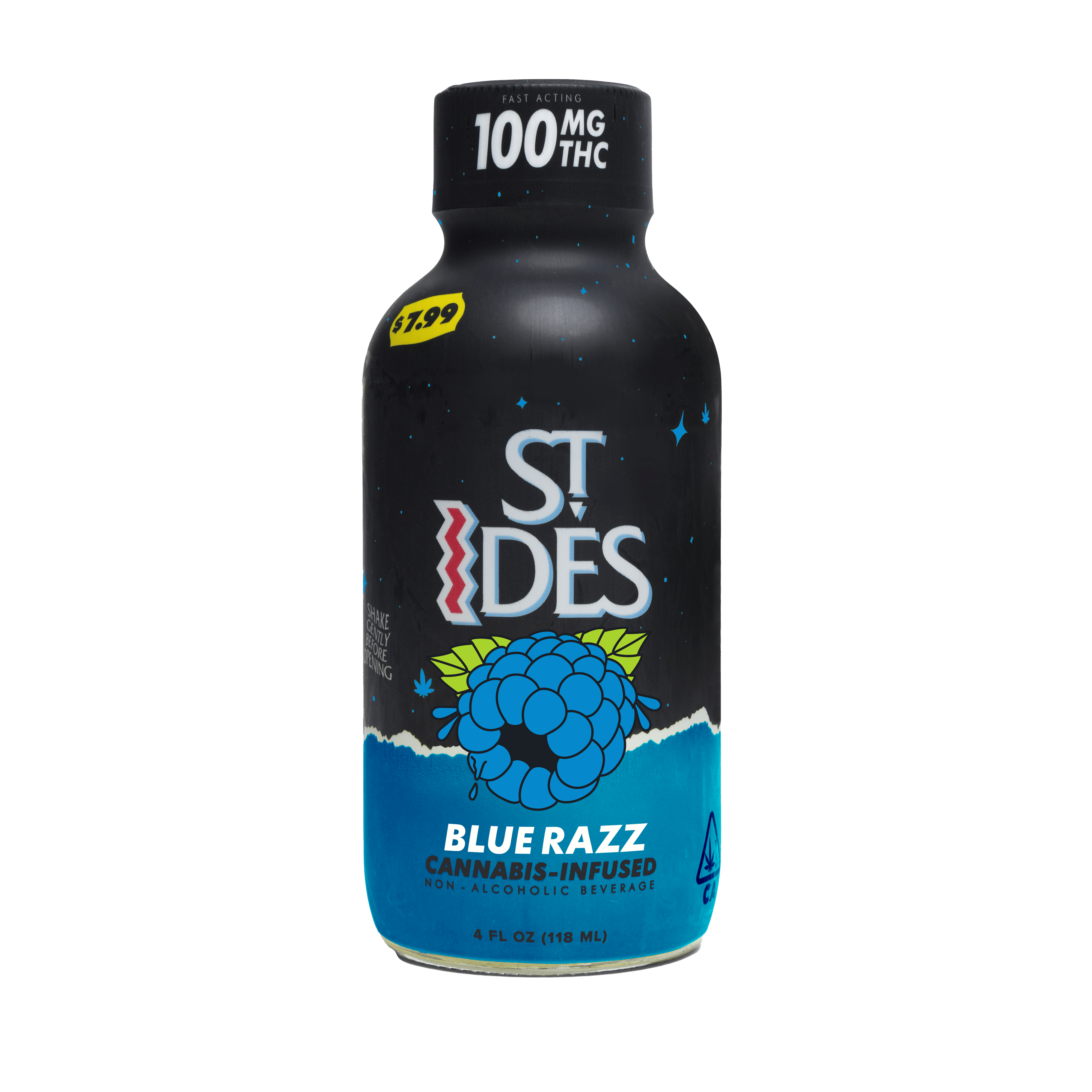 Blue Razz | Non-Carbonated | 100mg | 4 fl oz