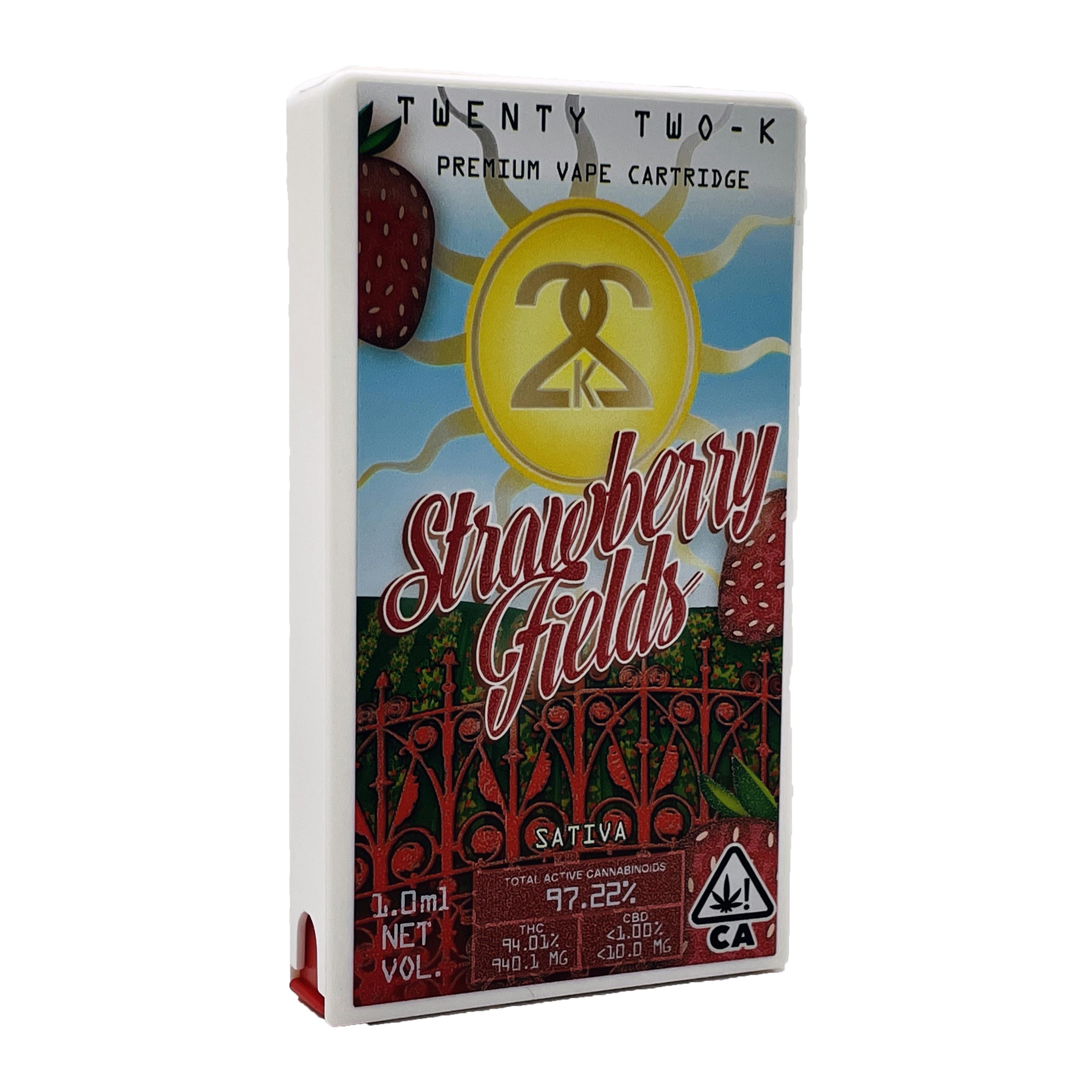 22K - Strawberry Fields - Cartridge - 1.0ml - Twenty Two K / 22k