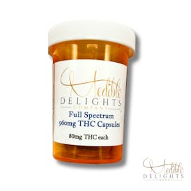 Full Spectrum Capsules | 80mg THC | 12 pk