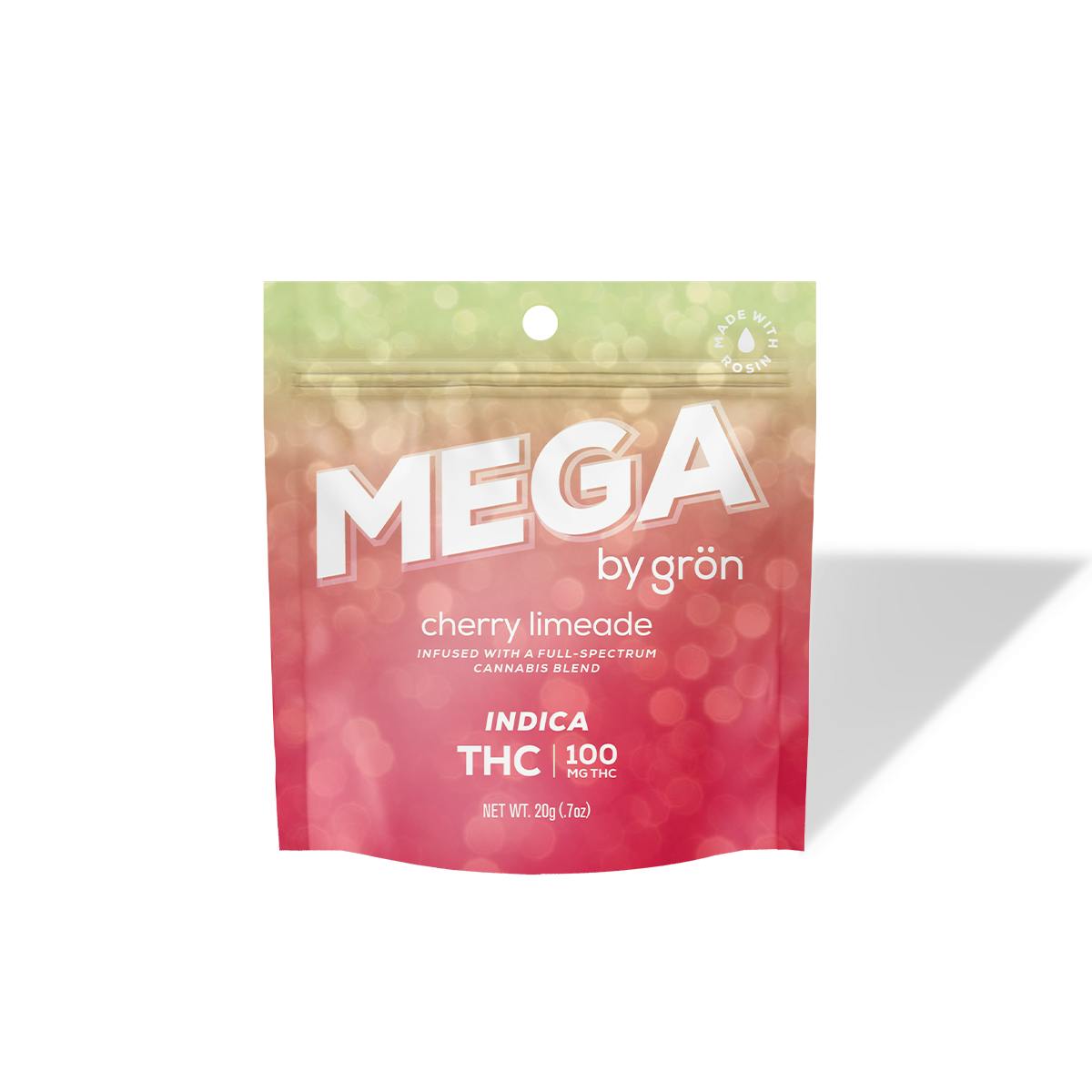 [REC] Grön | Cherry Limeade Mega Pearl | 100mg/10pk Soft Chews