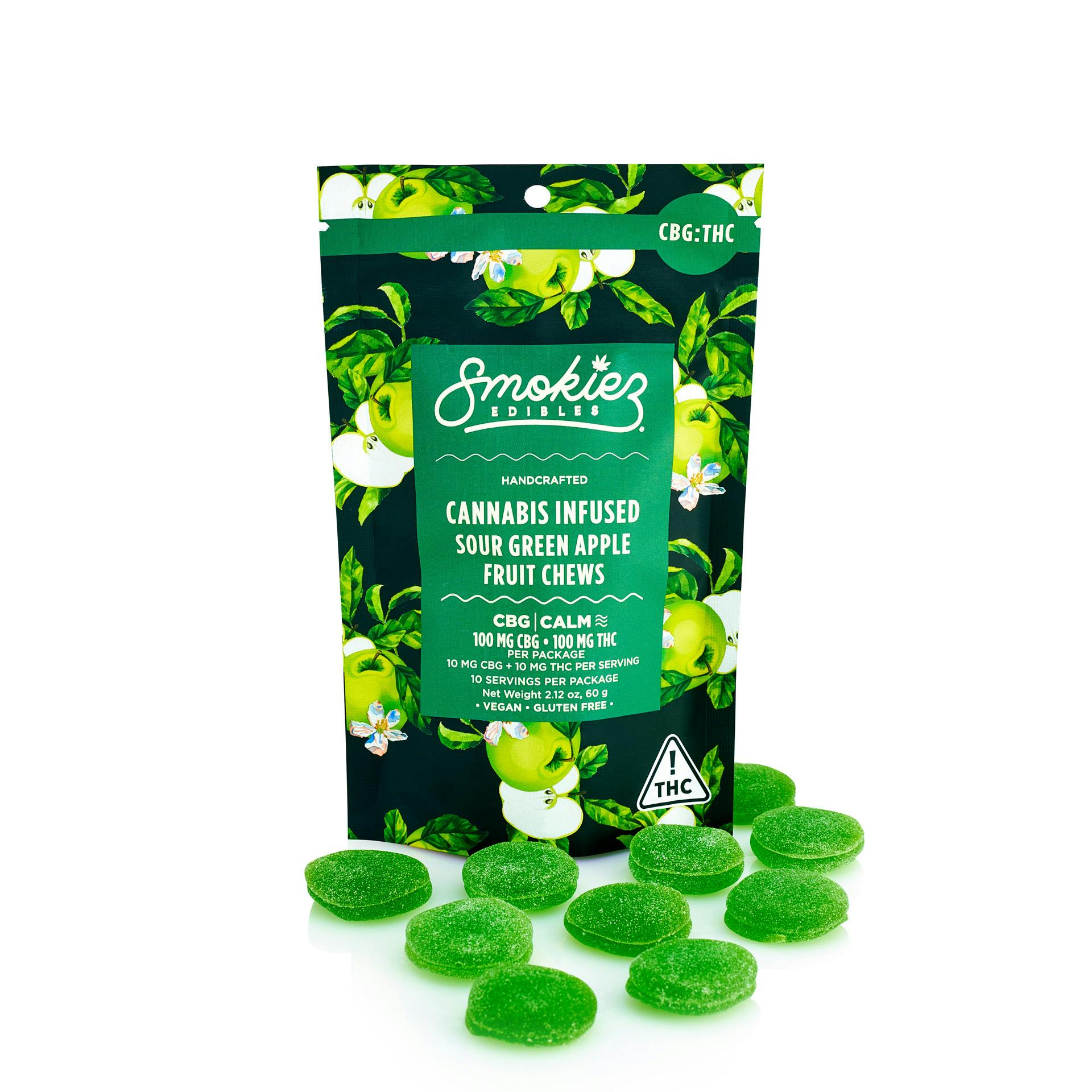 Smokiez Edibles: Sour Green Apple - Fruit Chews